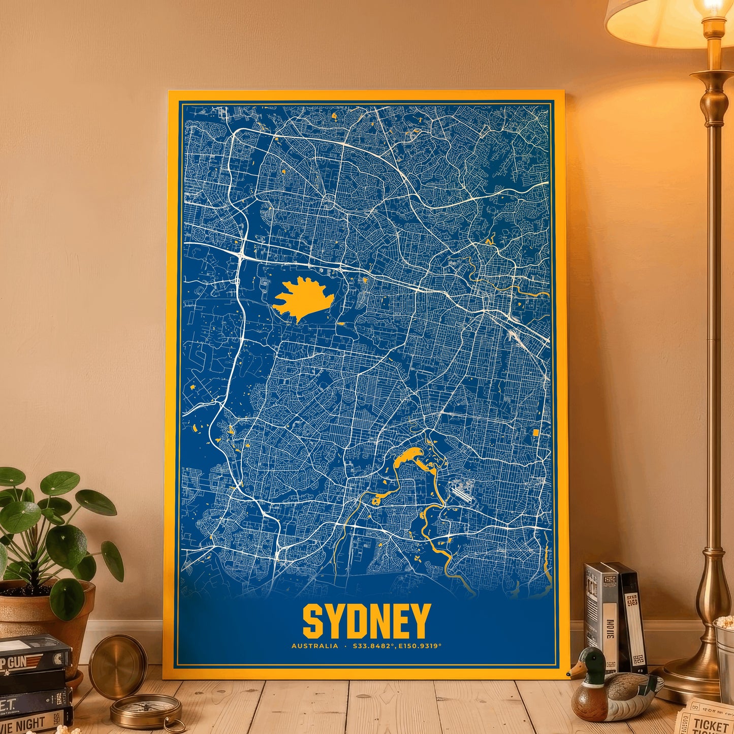 Sydney Blockbuster Map Poster