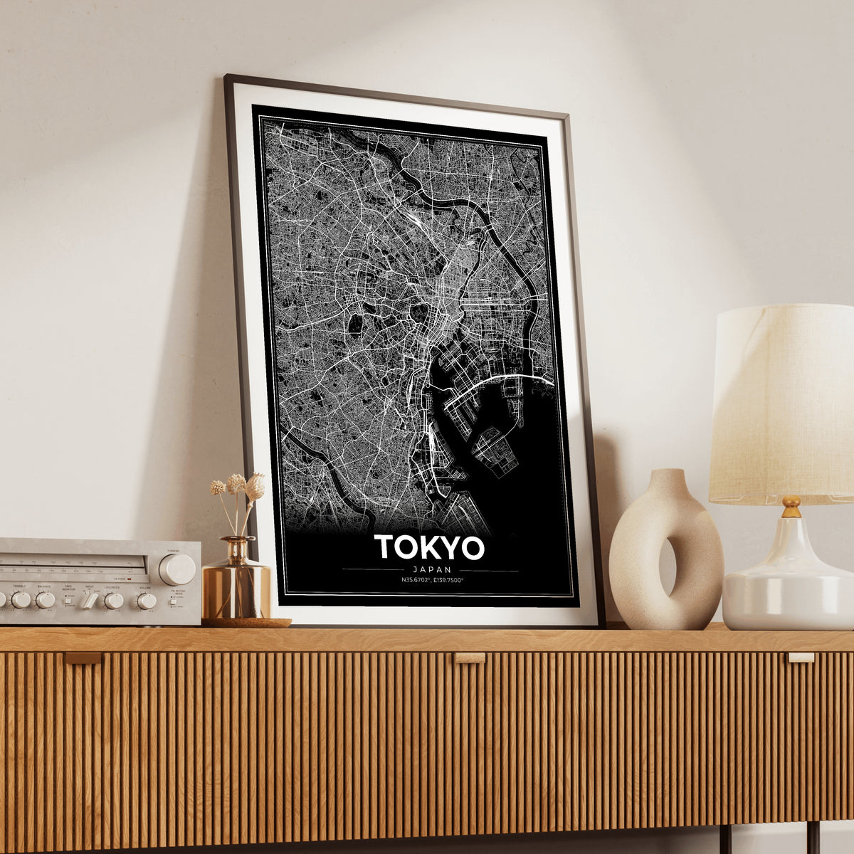 Tokyo Modern Map Poster