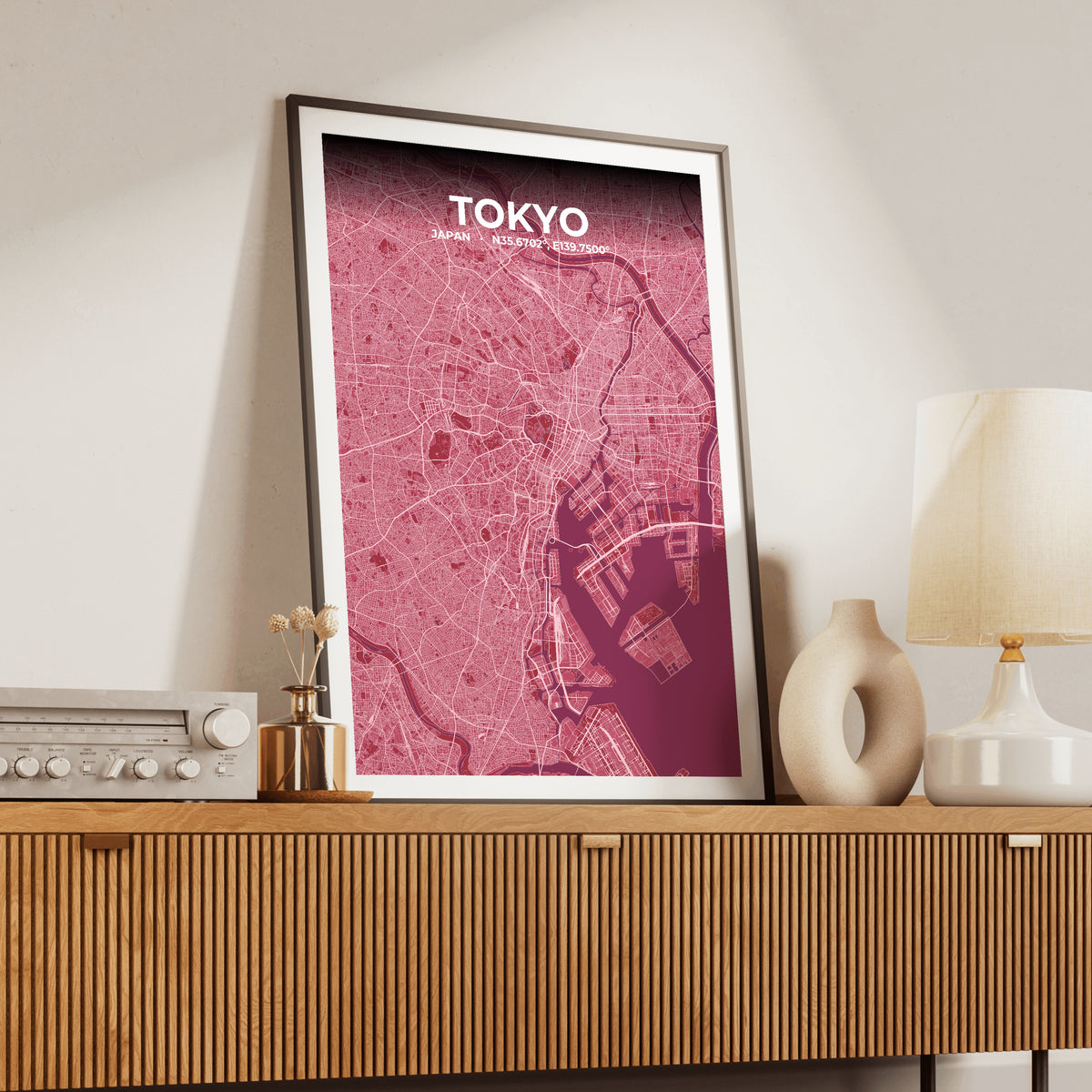 Tokyo Scarlet Map Poster