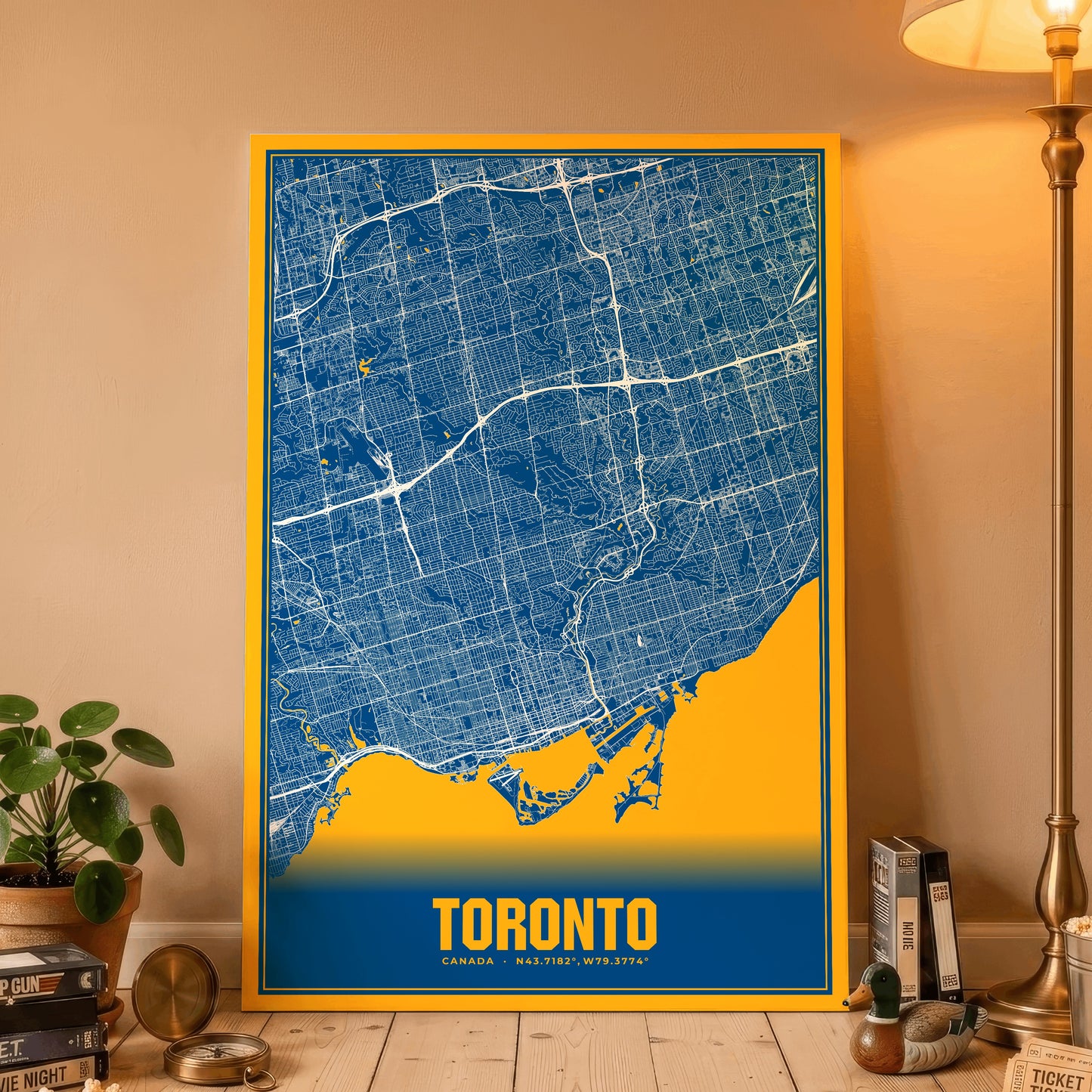 Toronto Blockbuster Map Poster