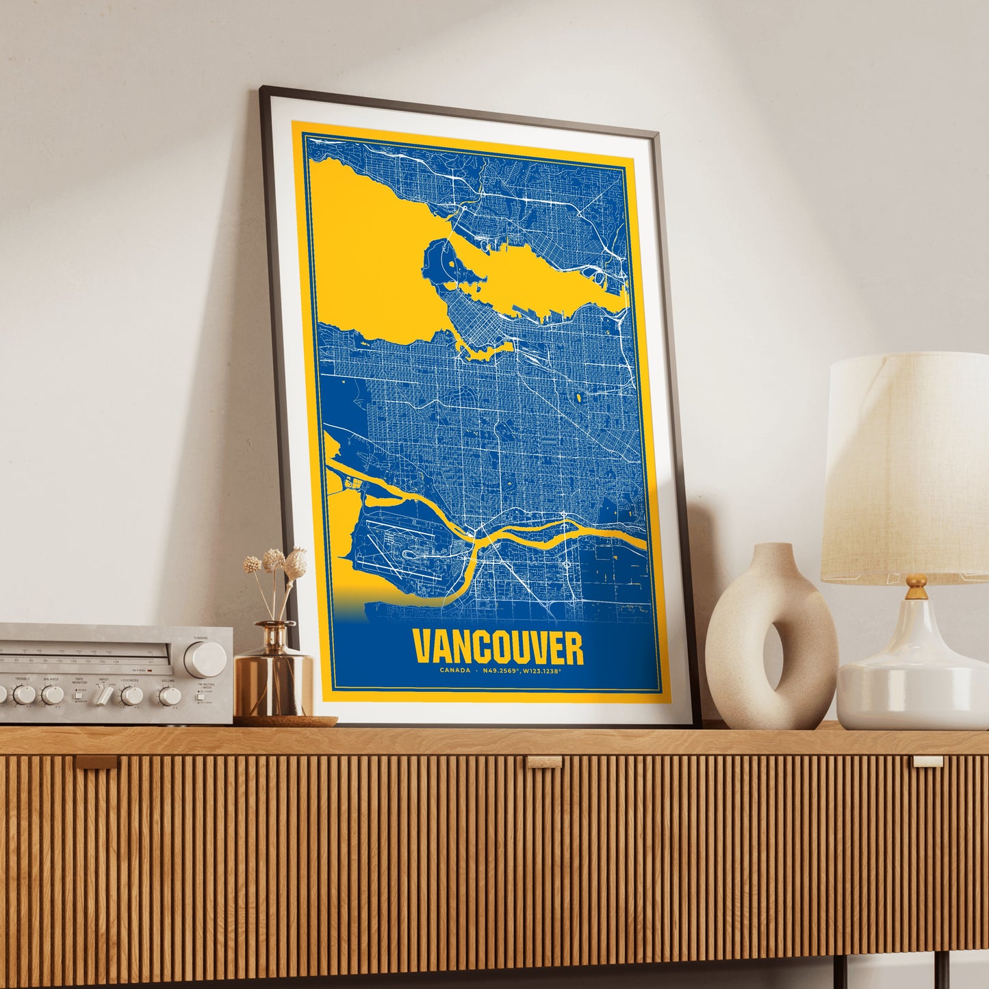 Vancouver Blockbuster Map Poster