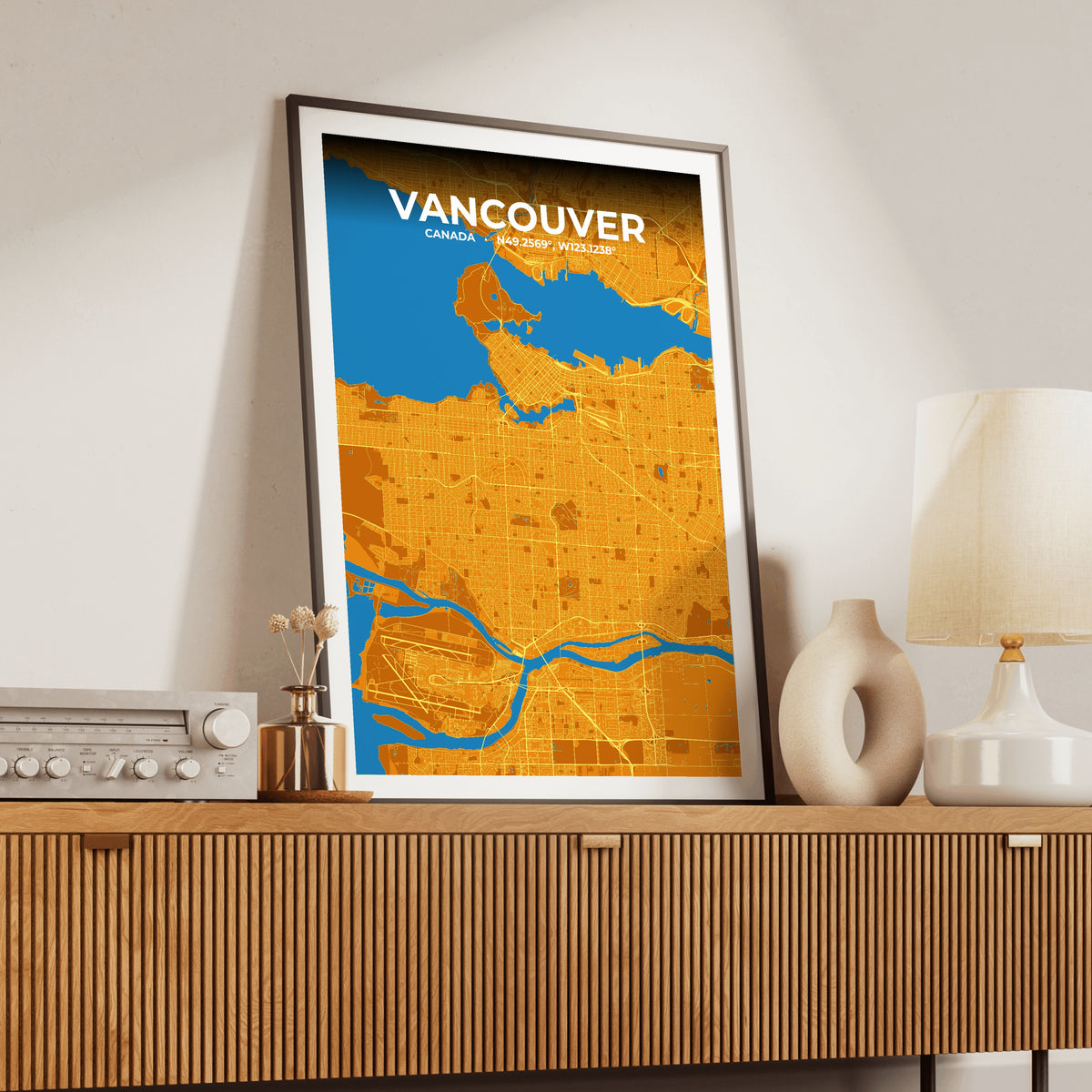 Vancouver Scorch Map Poster