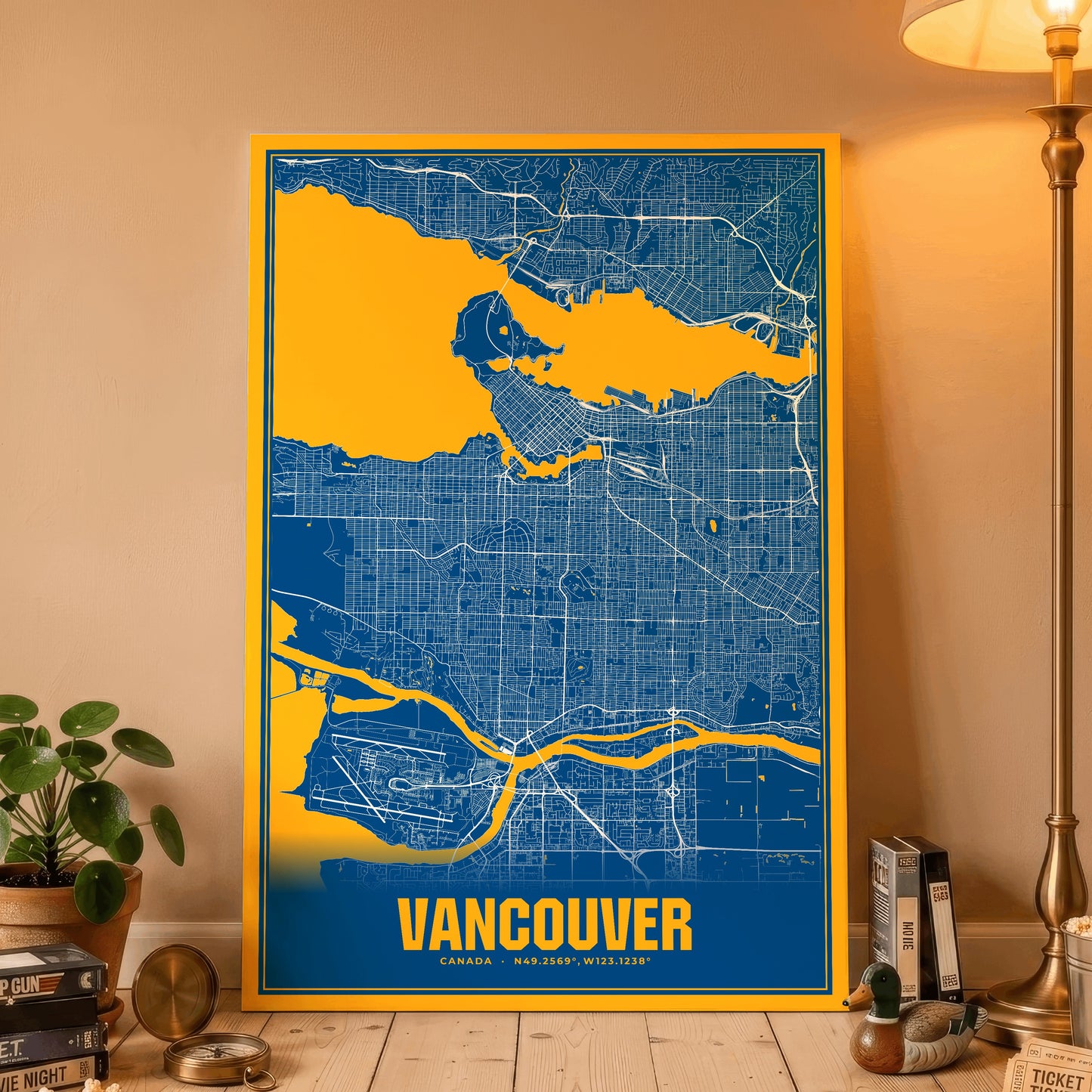 Vancouver Blockbuster Map Poster
