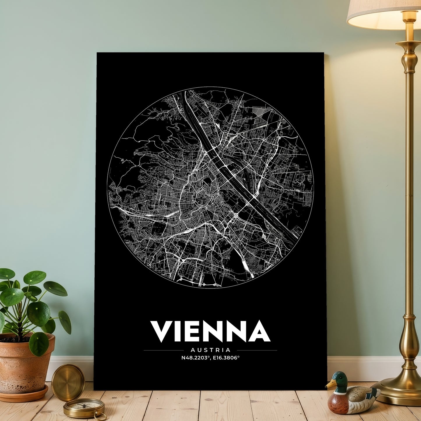 Vienna Spot Map Poster