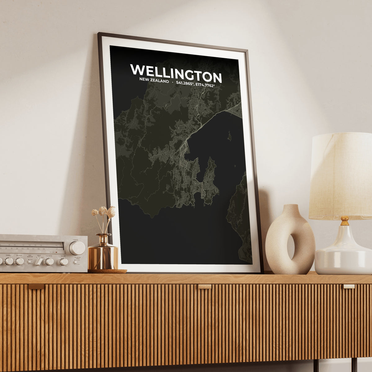 Wellington Sable Map Poster