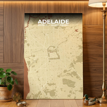 Adelaide Ember Map Poster