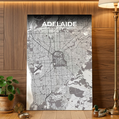 Adelaide Ash Map Poster