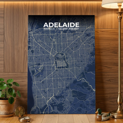 Adelaide Anchor Map Poster