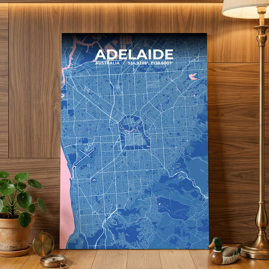 Adelaide Candy Map Poster