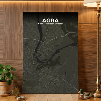 Agra Sable Map Poster
