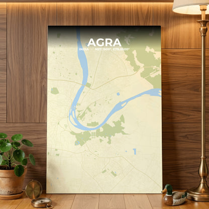 Agra Drift Map Poster