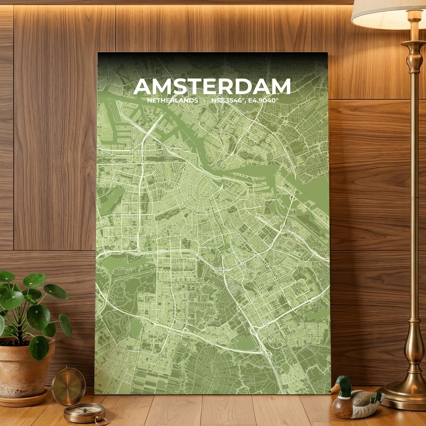 Amsterdam Grove Map Poster