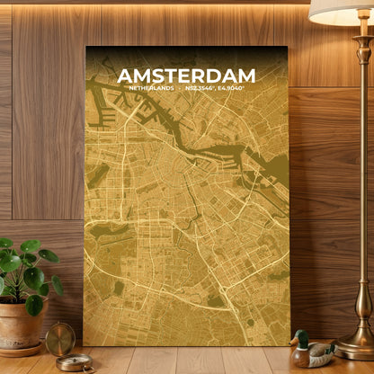 Amsterdam Forge Map Poster