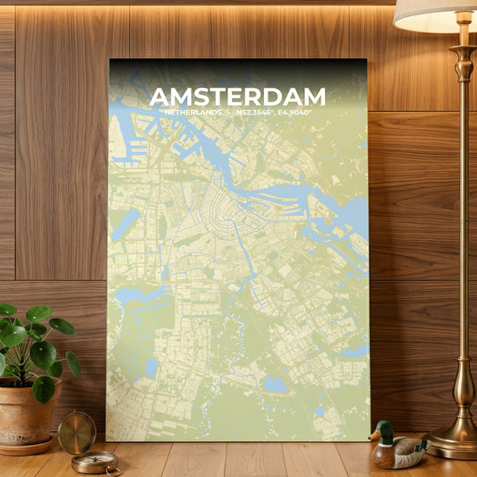 Amsterdam Drift Map Poster