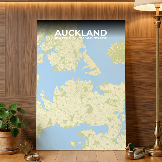 Auckland Drift Map Poster
