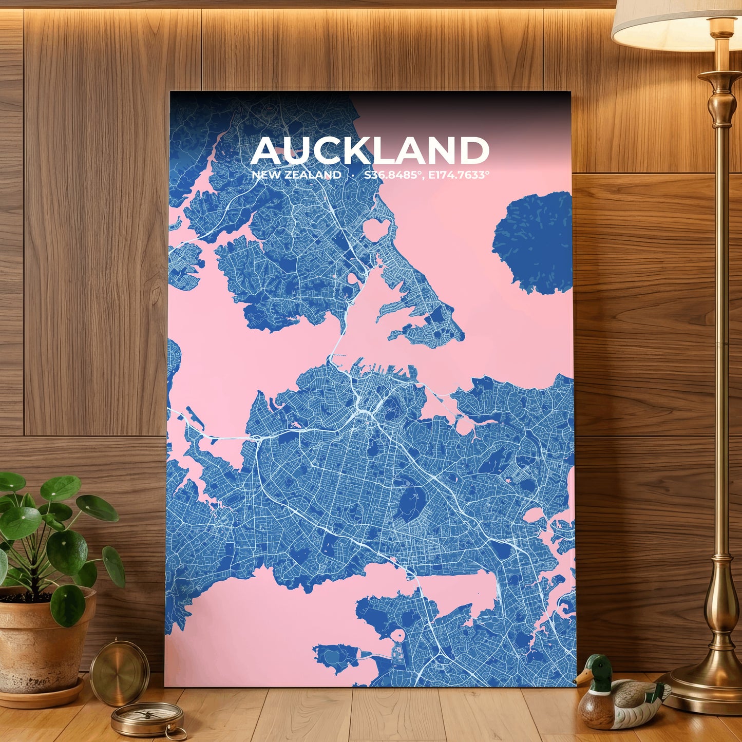 Auckland Candy Map Poster