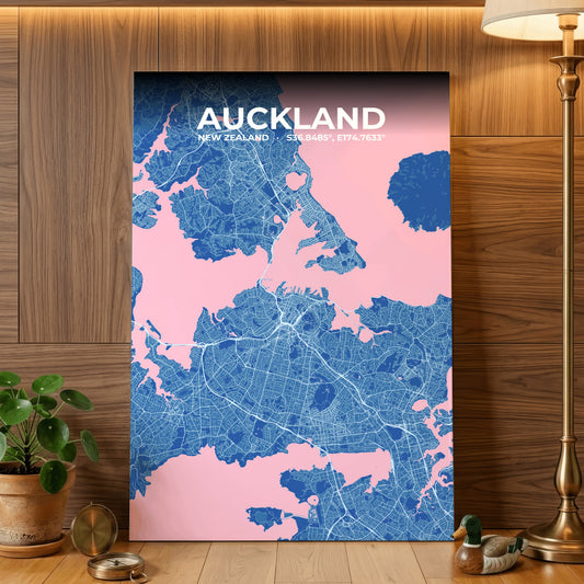 Auckland Candy Map Poster