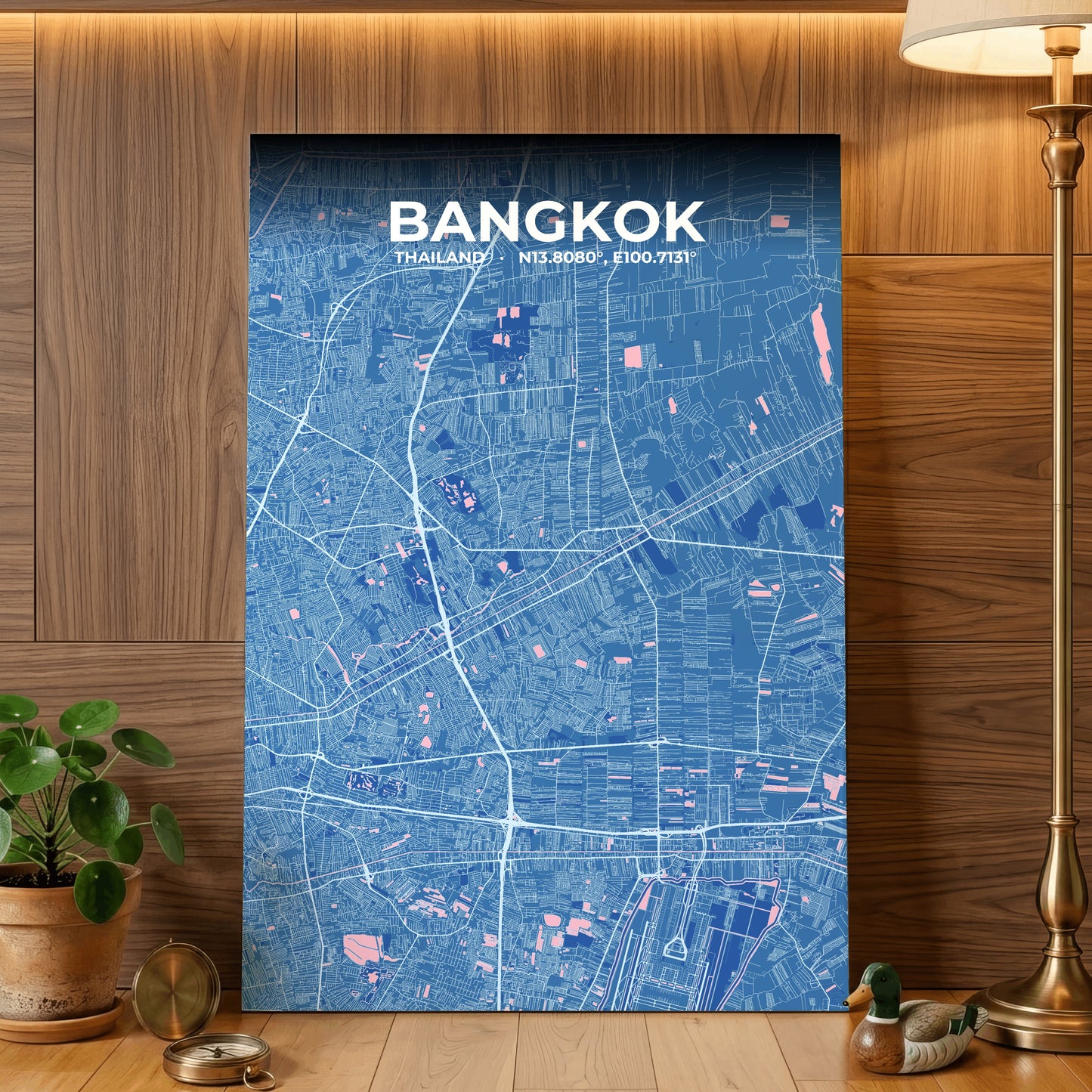 Bangkok Candy Map Poster