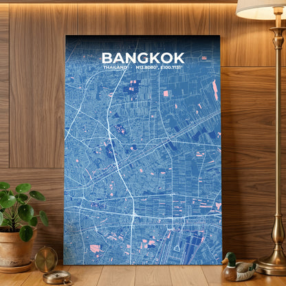 Bangkok Candy Map Poster