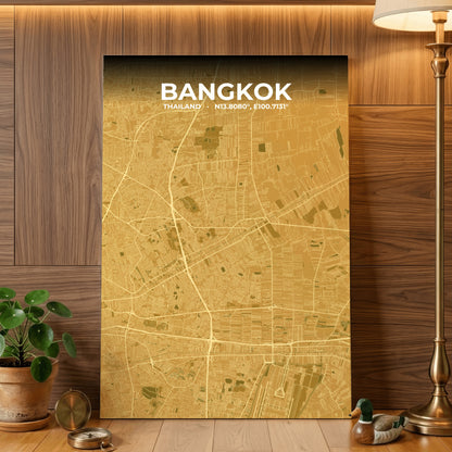 Bangkok Forge Map Poster