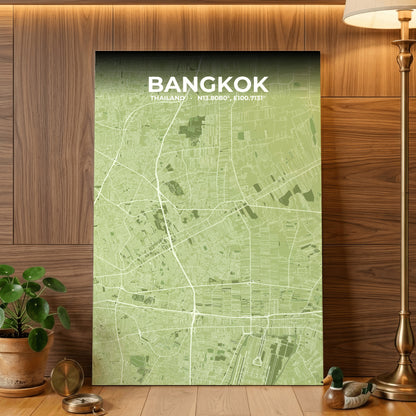 Bangkok Grove Map Poster