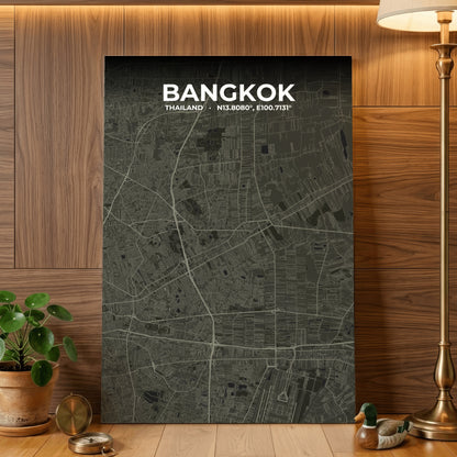 Bangkok Sable Map Poster