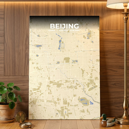 Beijing Barn Map Poster