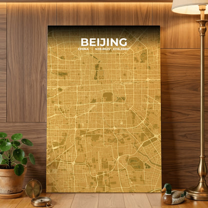 Beijing Forge Map Poster