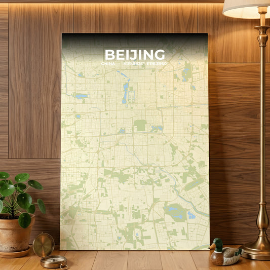 Beijing Drift Map Poster