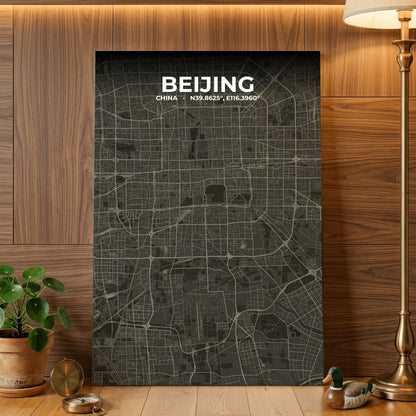 Beijing Sable Map Poster