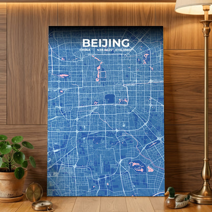 Beijing Candy Map Poster