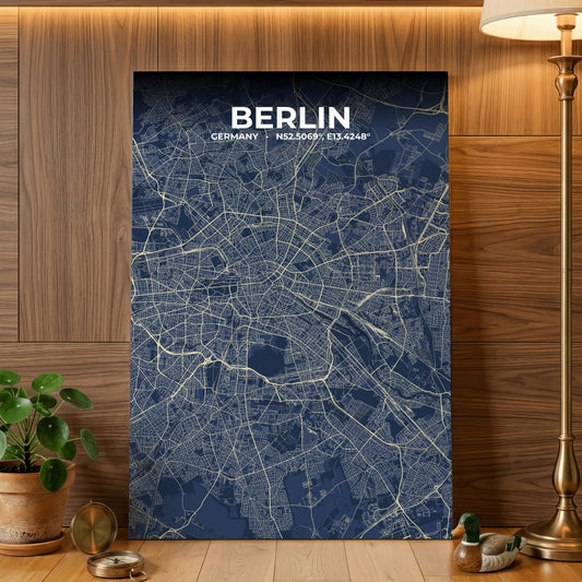 Berlin Anchor Map Poster