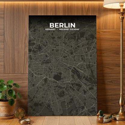 Berlin Sable Map Poster