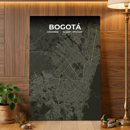 Bogotá Sable Map Poster