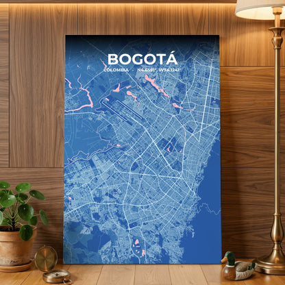 Bogotá Candy Map Poster