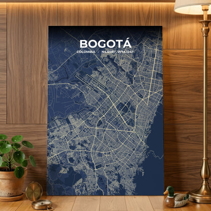 Bogotá Anchor Map Poster