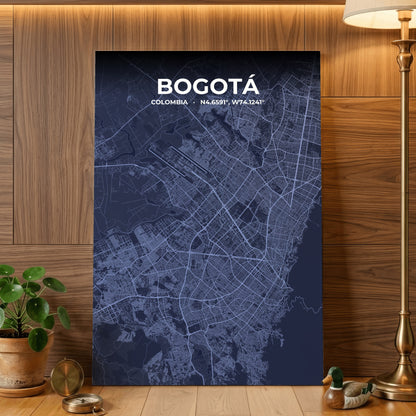 Bogotá Tide Map Poster