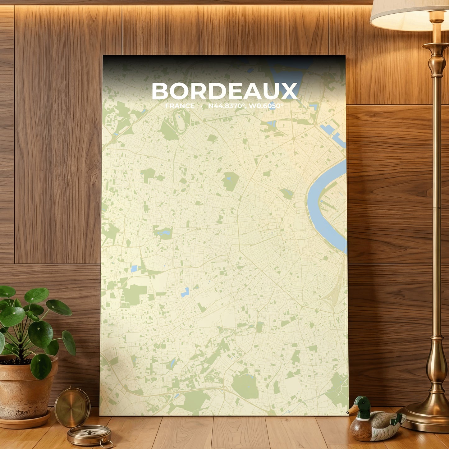 Bordeaux Drift Map Poster