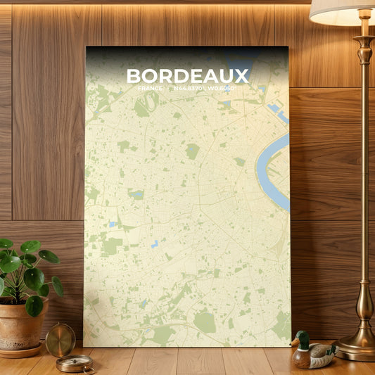 Bordeaux Drift Map Poster