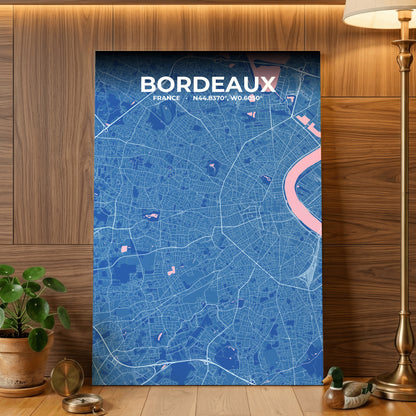 Bordeaux Candy Map Poster