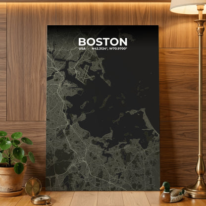 Boston Sable Map Poster