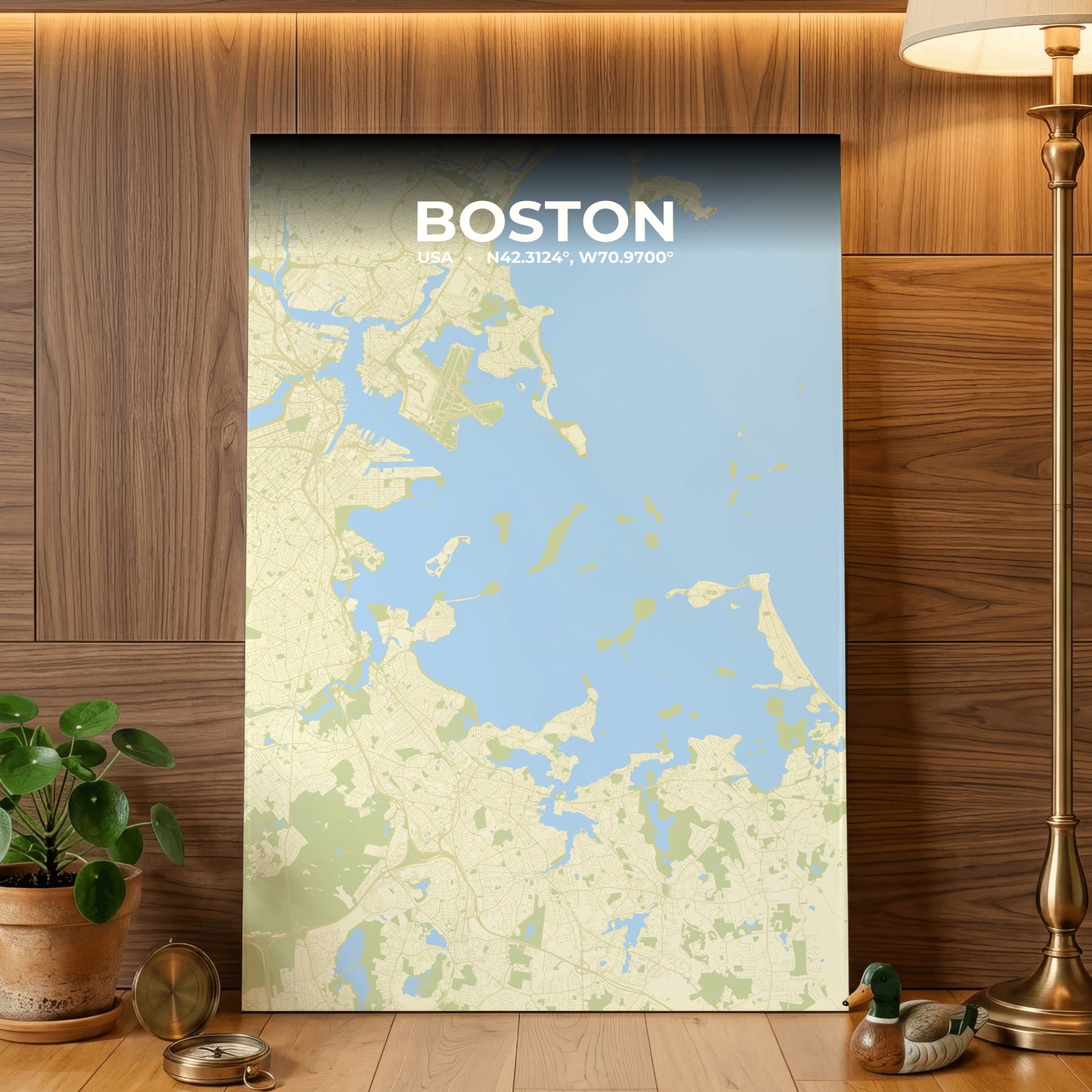 Boston Drift Map Poster
