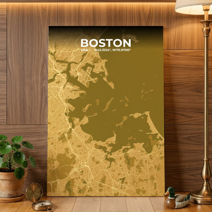 Boston Forge Map Poster