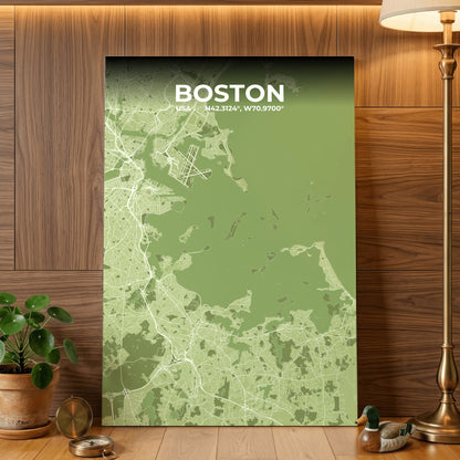 Boston Grove Map Poster