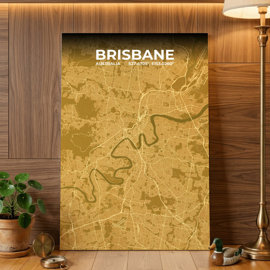 Brisbane Forge Map Poster