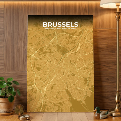 Brussels Forge Map Poster