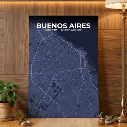 Buenos Aires Tide Map Poster