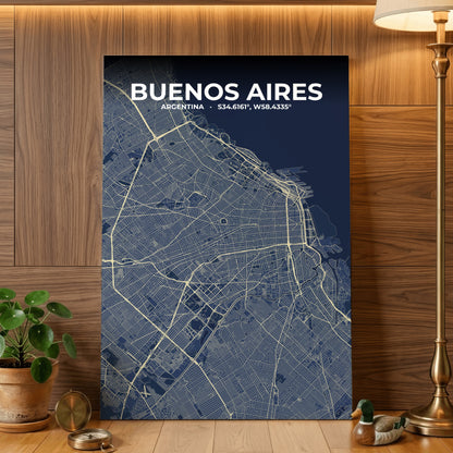 Buenos Aires Anchor Map Poster