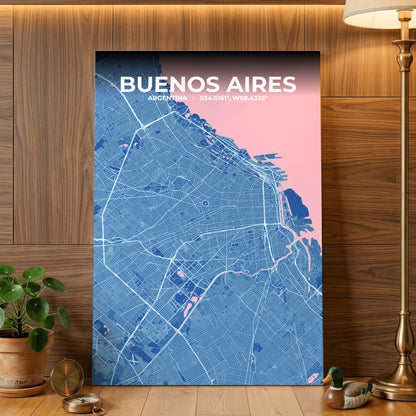 Buenos Aires Candy Map Poster