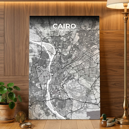 Cairo Ash Map Poster
